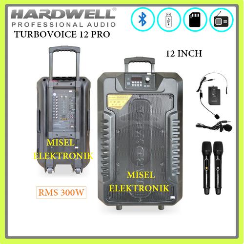 Jual Speaker Portable 12 inch Terbaik Hardwell Turbovoice 12 PRO