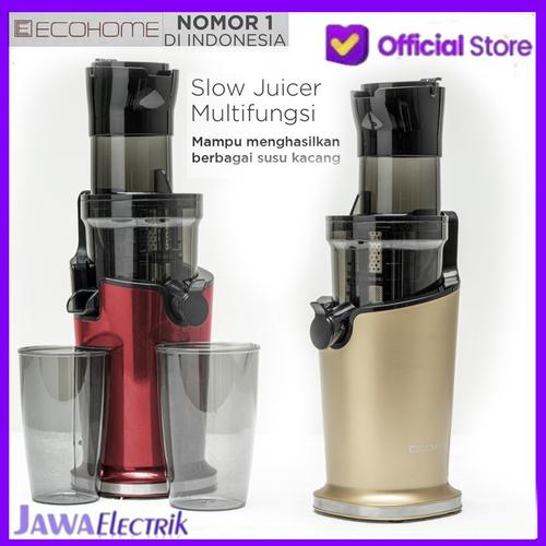 Promo ECOHOME ESJ 999 SLOW JUICER New Alat Pengekstrak Buah Luxury