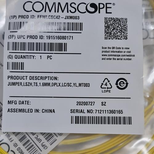 Jual commscope patch cord fiber sc-lc sm 3mtr - Jakarta Pusat ...