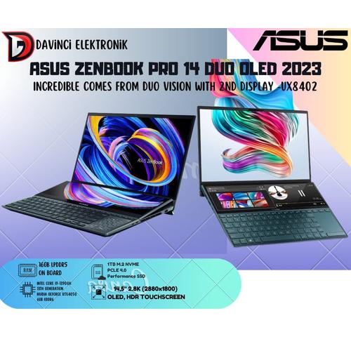 brotect Pellicola Protettiva per ASUS ZenBook Pro 14 Duo OLED UX8402 Protezione Schermo [Trasparente, Anti-Impronte