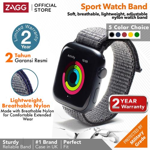 Jual Strap Apple Watch Ultra / Series 9 8 7 45mm Zagg Sport Nylon