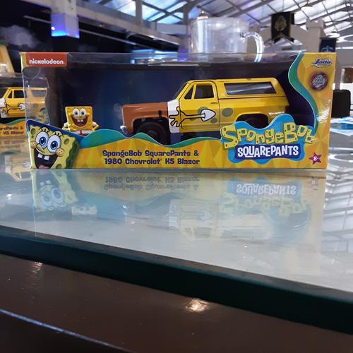Spongebob Squarepants - Confezione Da 4 Statuette Pressofuse Giocattolo Per Bambini E Adulti 63 Cm