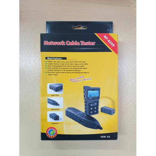 Jual Network cable tester Noyafa NF8209 Jakarta Pusat Jaringan