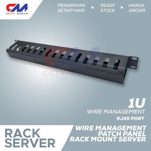 Jual Jalur Kabel Patch Panel Server 1u/Wire Management 1u - Jakarta ...