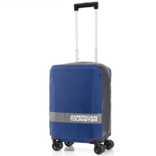 Jual AMERICAN TOURISTER Foldable Luggage Cover Cabin 20inch D.Blue