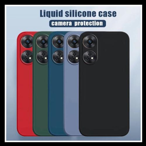 Dufuso Cover in Silicone Liquido per OPPO Reno 10/ OPPO Reno 10 Pro, Custodia Protettiva in TPU