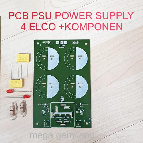 Jual PCB Power Supply 4 elco - PCB-K - Jakarta Barat - Mega Gemilang