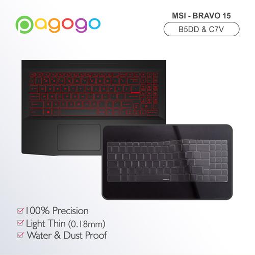 Vaxson Tastaturschutzfolie Für MSI Bravo 15 – 2 Stück, Selbstheilend, Kratzfest, Für C7V-Modelle, Nicht Für Display