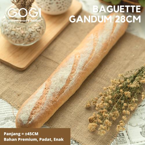 Jual Roti French Baguette Gandum 28cm/ Whole Wheat Baguette Bread ...