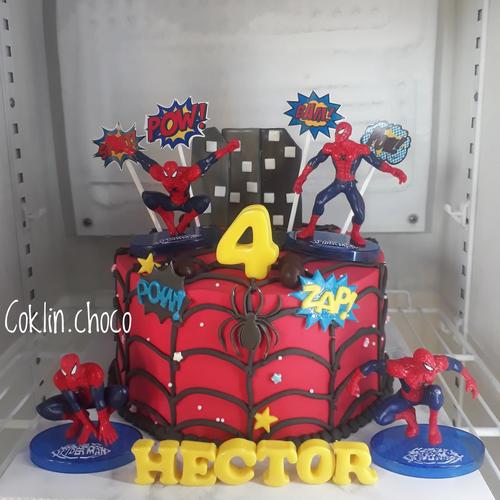 Jual KUE ULANG TAHUN SPIDERMAN/ CAKE BIRTHDAY SPIDERMAN KUE TART ...