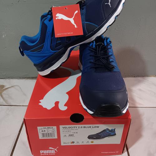Jual puma safety Velocity blue low 43 Kota Bekasi