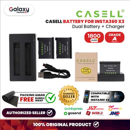 Fast charger For Insta360 X3 action camera Original battery Portable