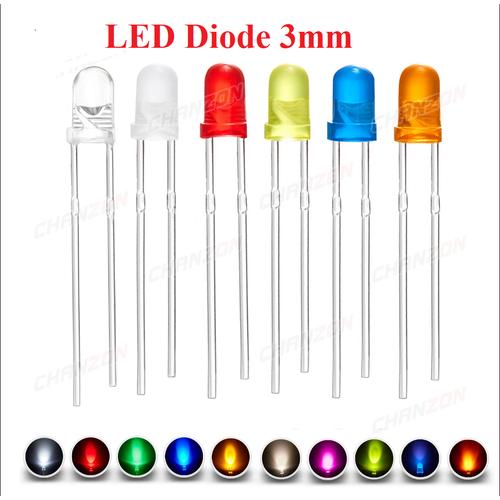 Jual lampu led dioda diode Diffused warna F3 3mm 3 mm - Hijau - Kab ...