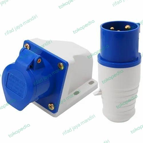 Jual float socket power plug 3 phase 16 Ampere 4 pin - Jakarta Barat ...