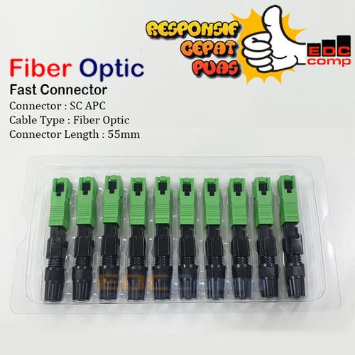 Jual Fiber Optic SC APC Fast Connector | FTTH Fast konektor SC APC ...