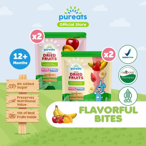 Pureats Promo Pureats Bundle Freeze Dried Fruits Double - Snack Makanan Balita ...