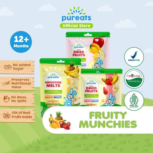Pureats Promo Pureats Bundle Mix Freeze Dried Dan Smoothie Melts - Snack Balita ...
