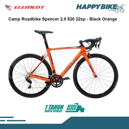 Promo CAMP Sepeda Roadbike Spencer 2.0 Black Orens 11 Speed 700