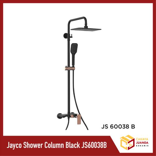 Jual Jayco Shower Column / Head Shower Tiang Black / Hitam JS60038B
