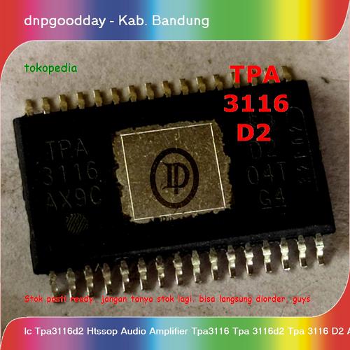Jual Ic Tpa3116d2 Htssop Audio Amplifier Tpa3116 Tpa 3116d2 Tpa 3116 D2 ...