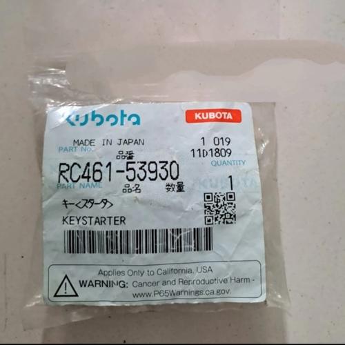 Jual RC46153930 KUNCI KONTAK KEY STARTER KUBOTA GENUINE PARTS Kota