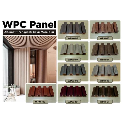 Jual panel wpc dinding | wood wpc panel | wpc kisi dinding motif kayu