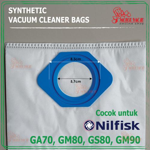 Jual VACUUM BAGS Nilfisk GM 80 Filter Vacuum Nilfisk GM 80 107418500 Jakarta Selatan