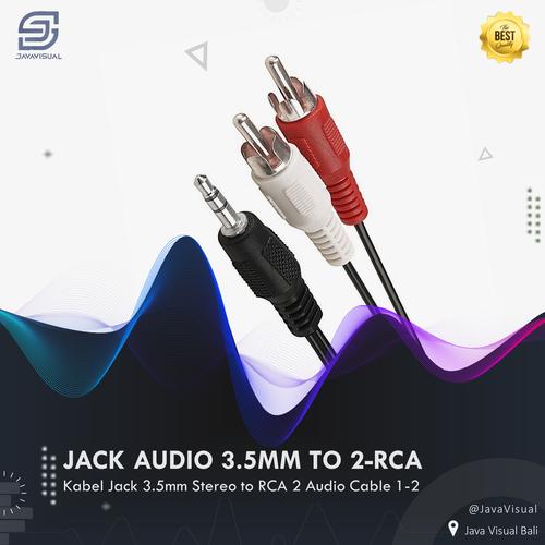 Jual Kabel Jack 3.5mm Stereo to RCA 2 Audio Cable 15M Kota Denpasar