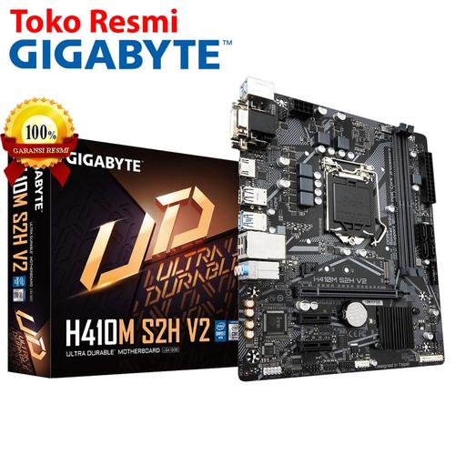 Mainboard Gigabyte H410M-S2H V2 mATX LGA1200 Gigabyte H410M S2H V2 di  Ssk Computer Tokopedia