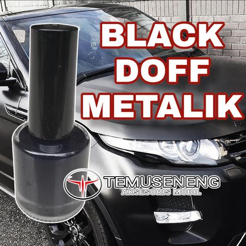 Jual Cat BLACK DOFF METALIK Hitam dof met Penghilang Baret Noda Mobil
