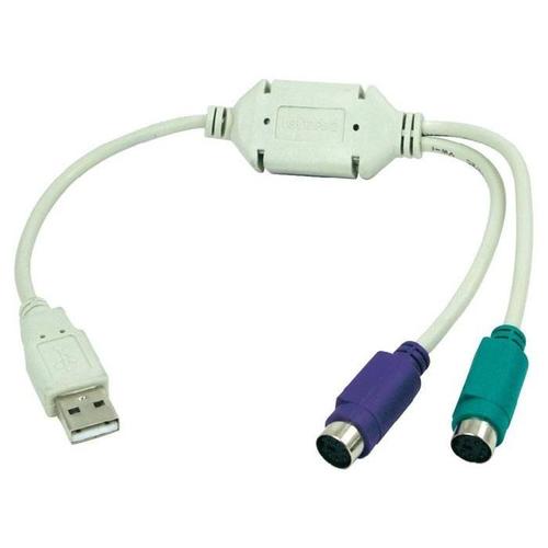 Jual Converter USB Male To PS2 Female (Untuk Keyboard + Mouse) / Kabel ...