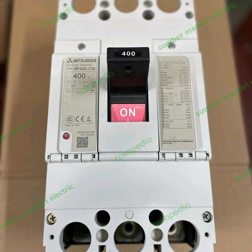 1PZ NUOVO Mitsubishi NF400-CW 3P 400A interruttore aria case stampato