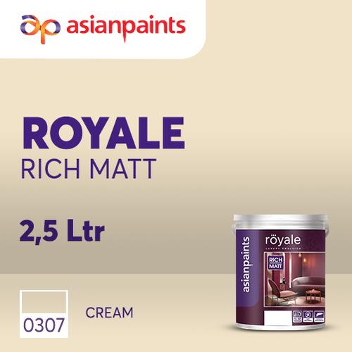 Promo ASIAN PAINTS CAT TEMBOK INTERIOR ROYALE RICH MATT (CREAM) 20