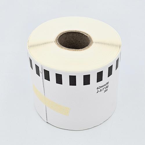 Etichette Adesive Per Etichettatrice Compatibile Brother DK-22243 DK Tape Da 102 Mm Rotolo 30 Metri Compatibile Nero Su Bianco - Foto 13