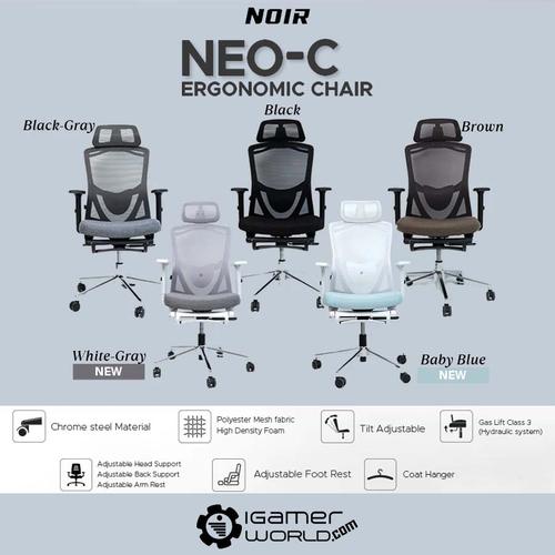 Jual Noir NEOC / NEO C Ergonomic Office Chair Kursi Kantor OBSCUR