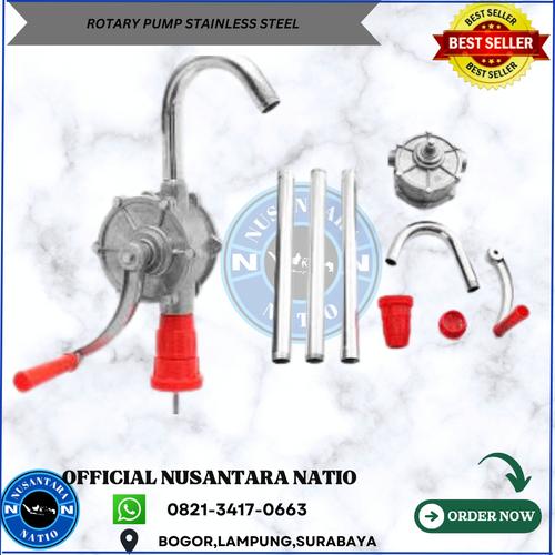 Jual Rotary Pump Drum Stainless Steel 304 Hand operated, Hand pump