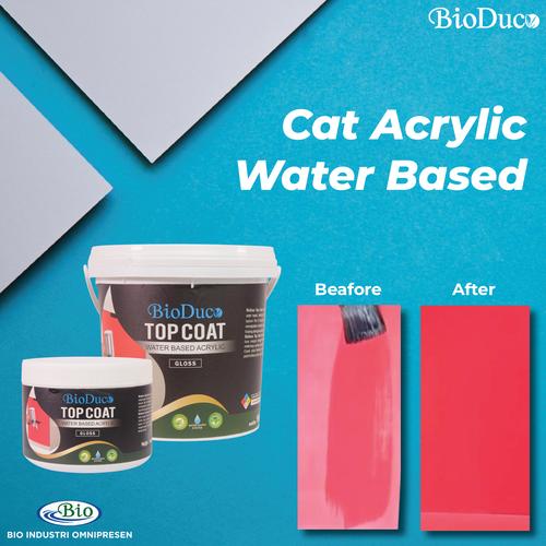 Jual Top Coating Kayu Gloss dan Matte 1kg Bioduco Top Coat GLOSS