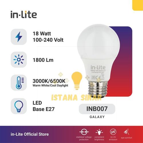 Jual LAMPU LED INLITE IN-LITE 3w 5w 7w 9w 12w 15w 18w 25w 30w / WATT ...
