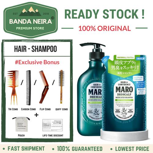Maro 3D Volume Up Scalp Shampoo – 400 Ml Refill, Mit Grüntee, Für Mehr Volumen
