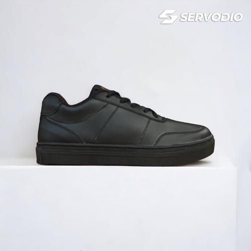 Promo Servodio 37-44 Full Black Classic Sepatu Sneakers Pria Wanita ...