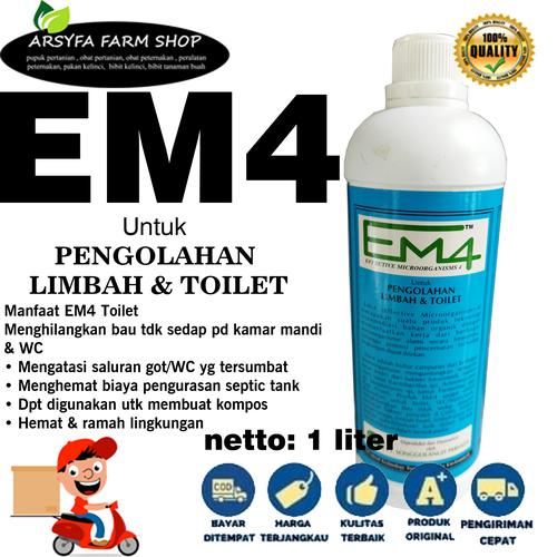 Jual EM4 Untuk Pengolahan Limbah dan Toilet 1 liter - Kab. Madiun ...