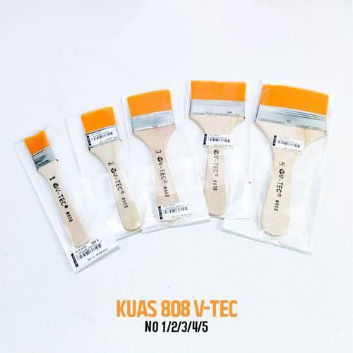 Jual VTEC 808 BROAD NYLON BRUSH KUAS LUKIS BESAR LEBAR RATA - no 3 ...