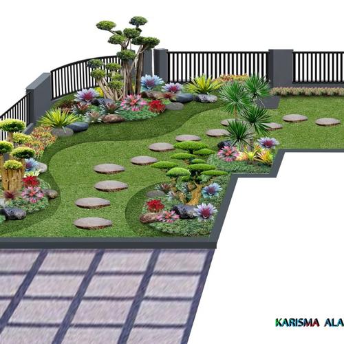 Jual desain gambar taman rumah - Kota Serang - landscapetamangarden