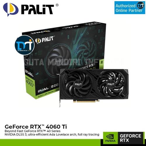 Promo PALIT GeForce RTX 4060 Ti Dual 8GB GDDR6 128bit Dual Fan