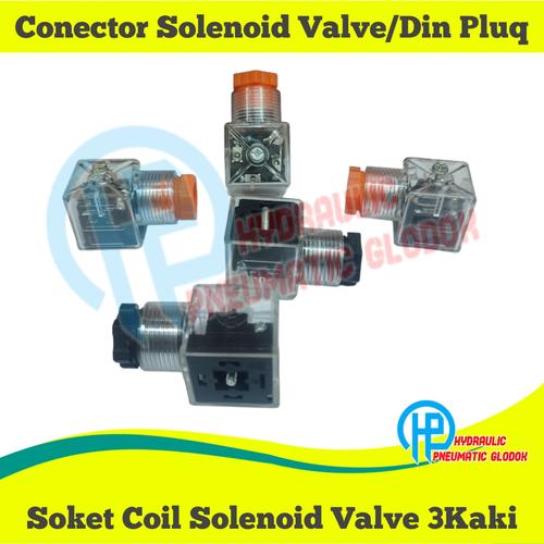 Jual Connector Lampu / Din Pluq Solenoid Valve Untuk DSG 01 / DSG 03 ...