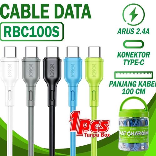 Promo Kabel Type C Robot RBC100S 2.4A Quick Charging Kabe USB-C - Kota ...