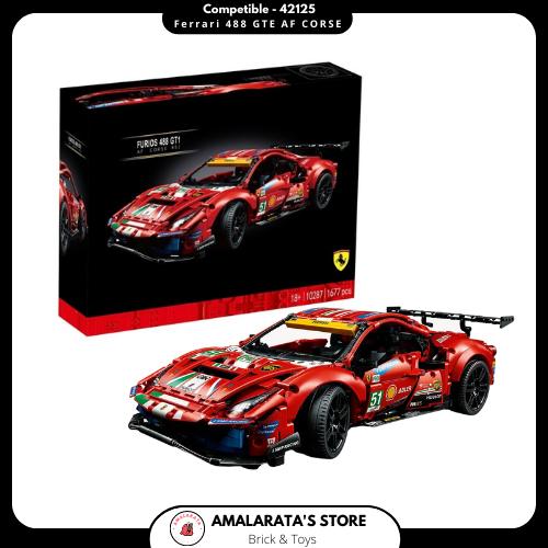 Lego 42125 Ferrari 488 GTE, Technic, neuf, 1684 pièces | Kaufen auf