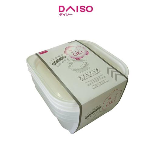 Jual Daiso Light Food Storage Container 300mL 3 pcs. Jakarta
