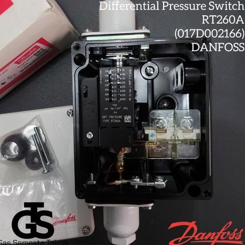 Jual Differential Pressure Switch Danfoss Rt260A (017D002166) Rt 260A