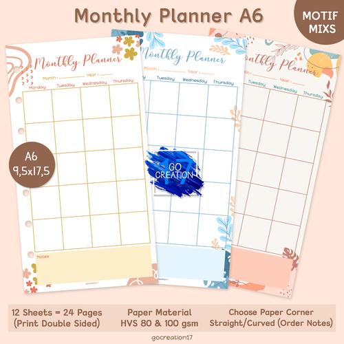 Jual Isi Binder Monthly Planner A6 6 Ring Motif 02 80 Gsm Kota jual-isi-binder-monthly-planner-a6-6-ring-motif-02-80-gsm-kota